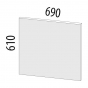Универсальная высокоглянцевая стеновая панель  СП 03.69 Тиффани СП 03.69 Тиффани