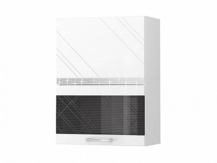 Шкаф-витрина кухонный (с системой плавного закрывания) Бьянка 102.80